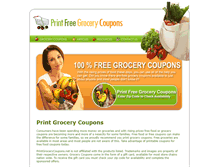 Tablet Screenshot of printgrocerycoupons.net